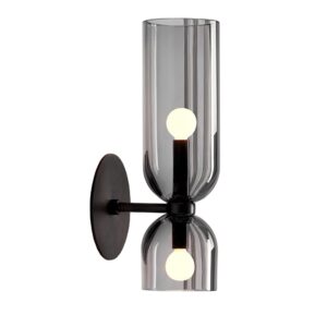 Toolight Moderní nástěnná lampa APP1208-2W BLACK