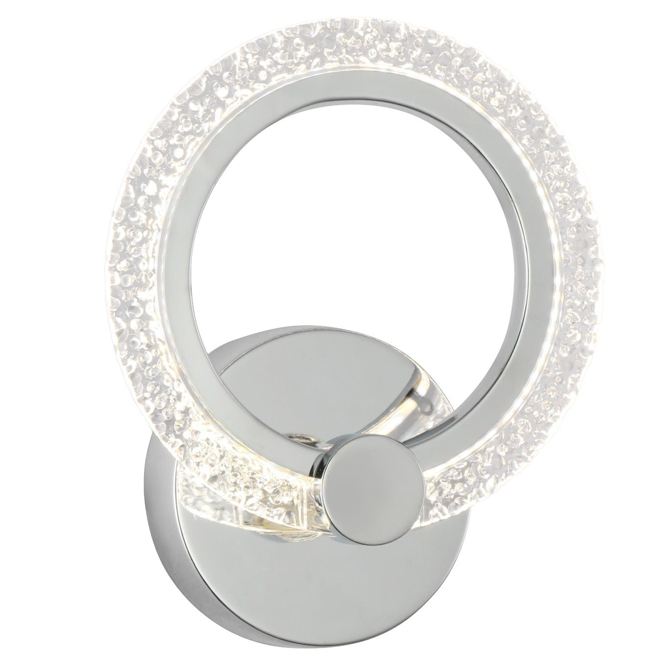 Toolight Moderní nástěnné LED osvětlení Crystal D44 LHJ067-W chrom