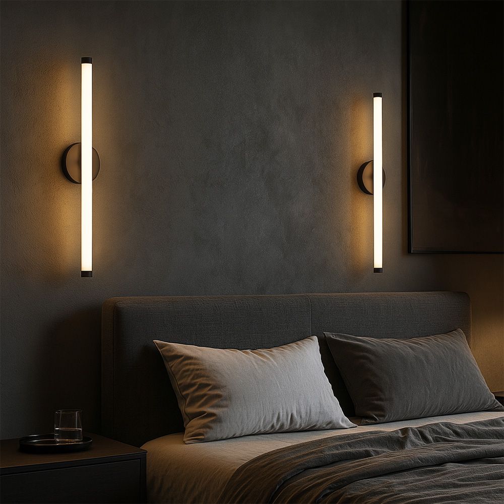 Toolight Moderní nástěnné LED osvětlení D43 LHJ069-W černé - Obrázek 2