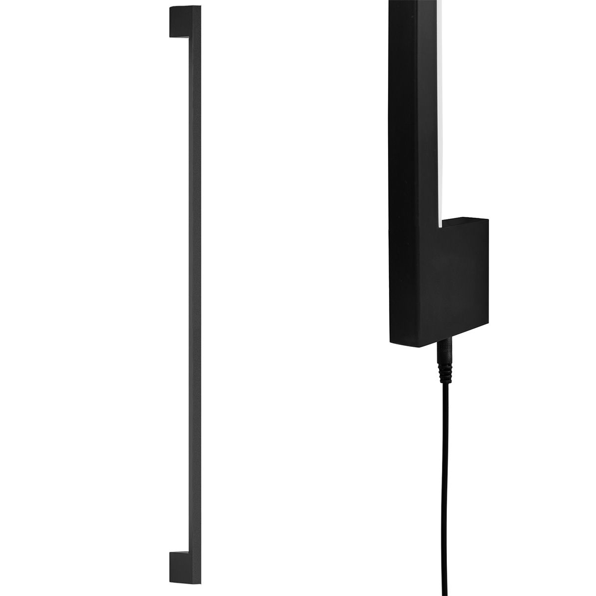 Toolight Moderní nástěnné LED osvětlení D45 LHJ064-W 100cm černá
