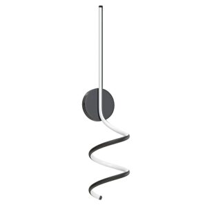 Toolight Nástěnné LED osvětlení Modern Spiral D108 LHJ061-W černé