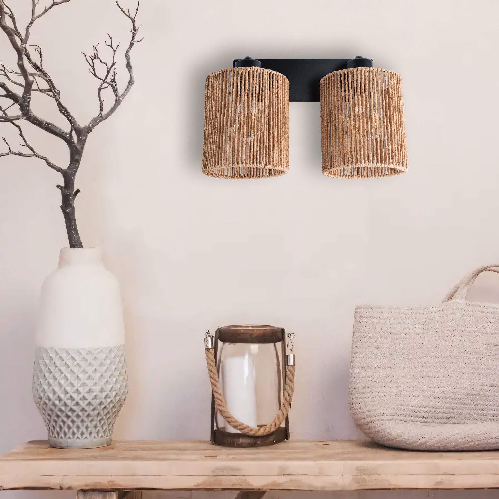 Toolight Nástěnné osvětlení BOHO B17 APP1824-2W černé - Obrázek 2