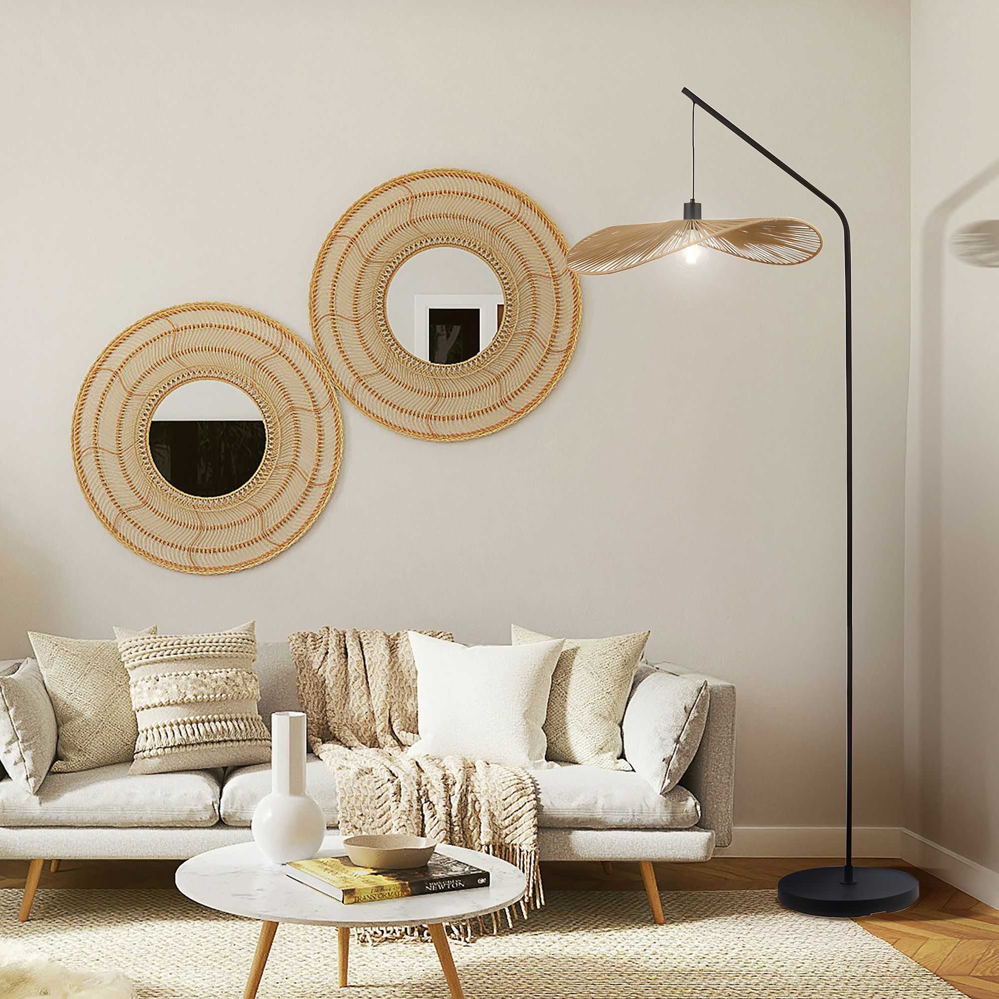 Toolight Stojací lampa Boho A2 APP1829-1F - Obrázek 2