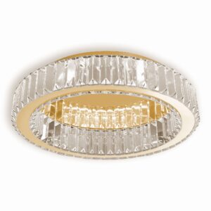 Toolight Stropní LED osvětlení Crystal Modern D3 APP1721-C 50 cm zlaté