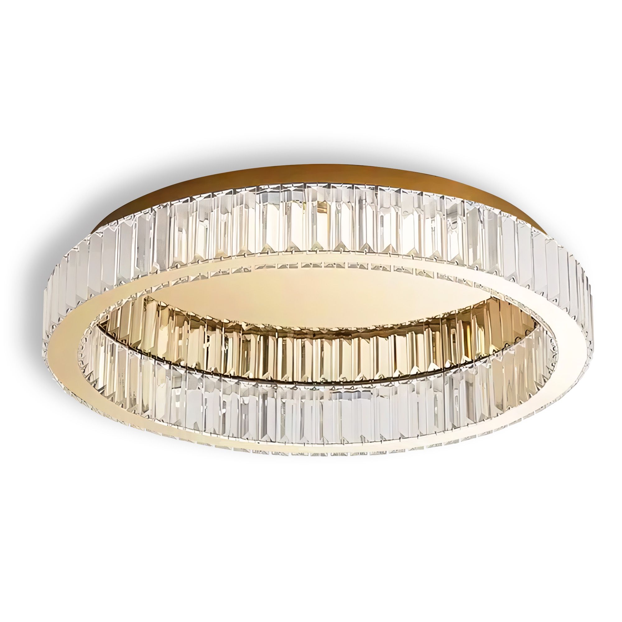 Toolight Stropní LED osvětlení Crystal Modern D7 APP1723-C 60cm zlaté