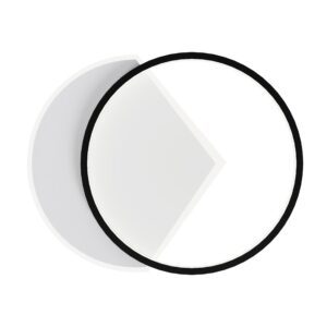 Toolight Stropní LED osvětlení Modern D58 LHJ077-C 50 cm černé