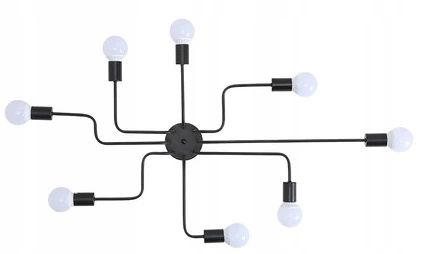 Toolight Stropní / nástěnná lampa Spider Agaro 8 - Obrázek 2