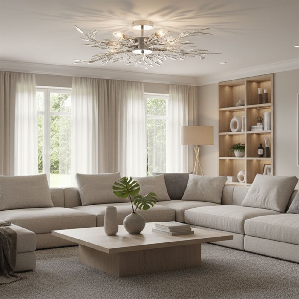 Toolight Stropní osvětlení Modern D60 EBT021-5C chrom - Obrázek 2