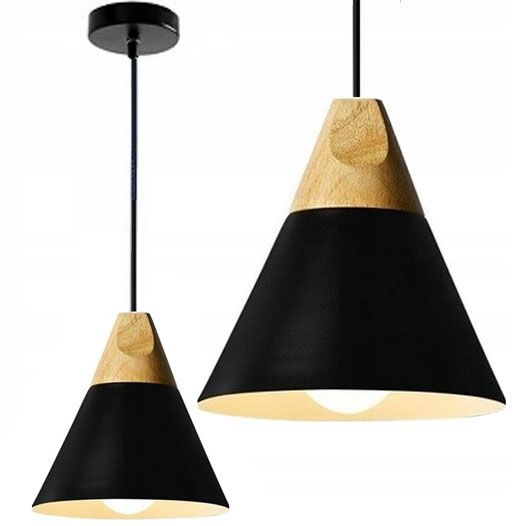 Toolight Závěsná stropní lampa Scandi A Black