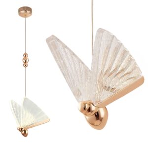 Toolight Závěsné LED osvětlení Butterfly D90 LHJ105-1CP zlaté