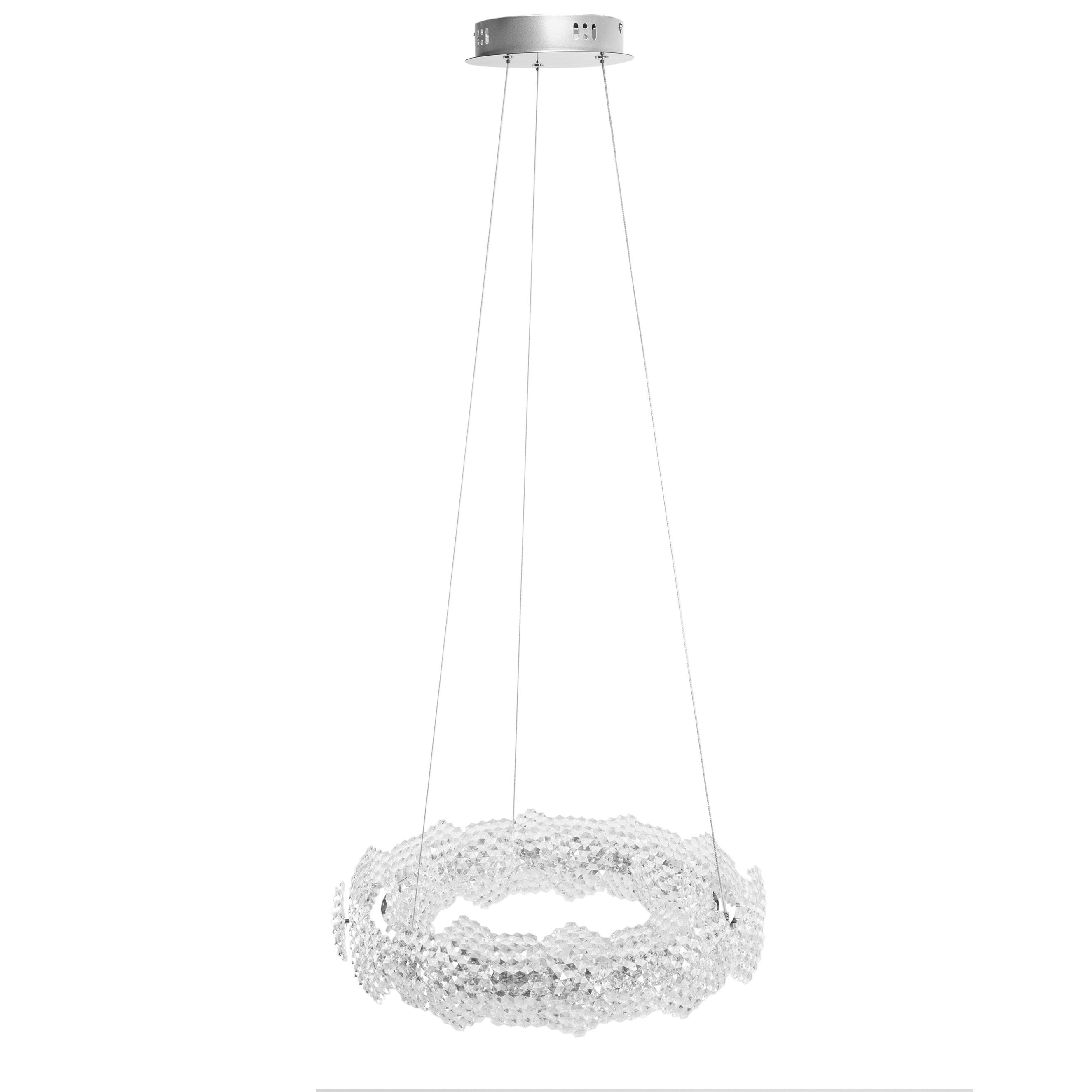 Toolight Závěsné LED osvětlení Crystal LE5 MS016-CP chrom 47 cm - Obrázek 2