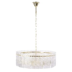 Toolight Závěsné LED osvětlení Crystal Modern D8 APP1779-CP 60CM zlaté