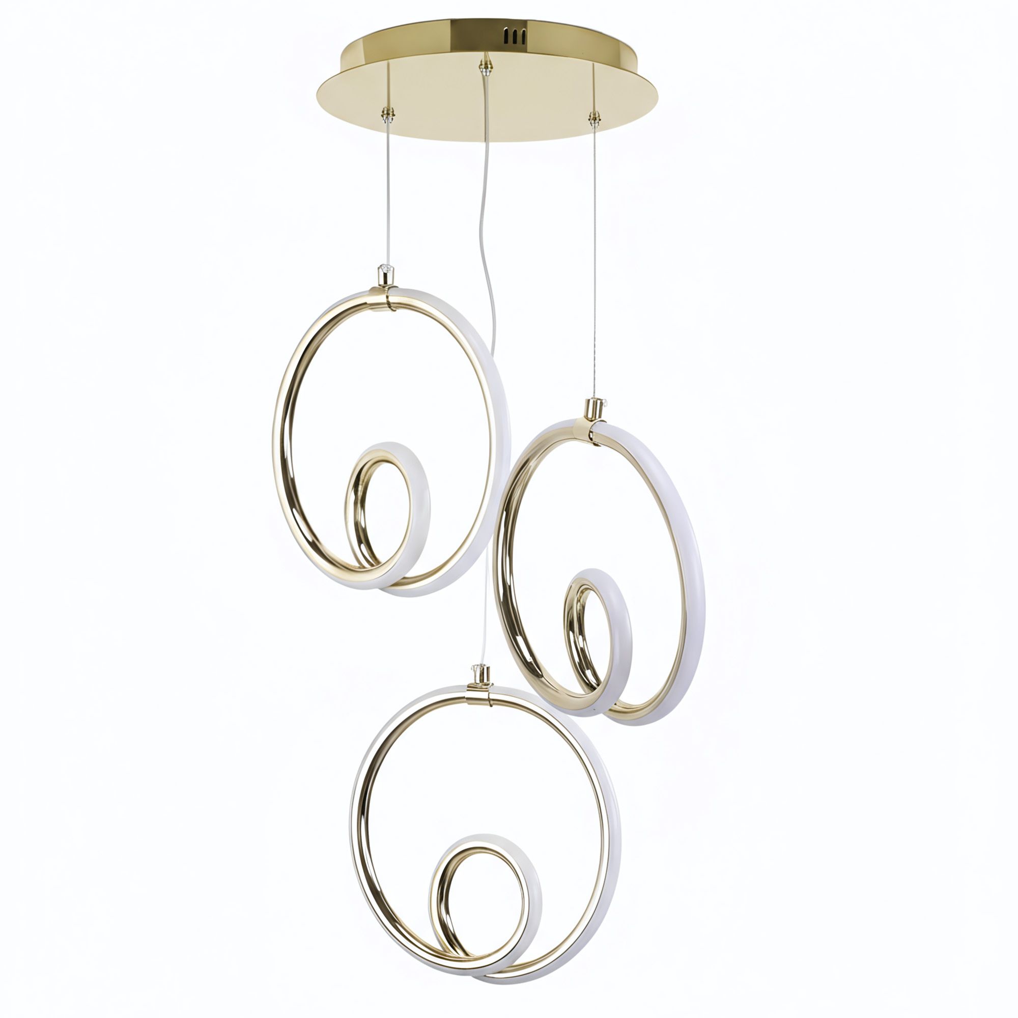 Toolight Závěsné LED osvětlení D88 LHJ095-3CP zlaté