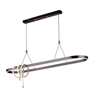Toolight Závěsné LED osvětlení E20 LHJ040-CP 120 cm černé