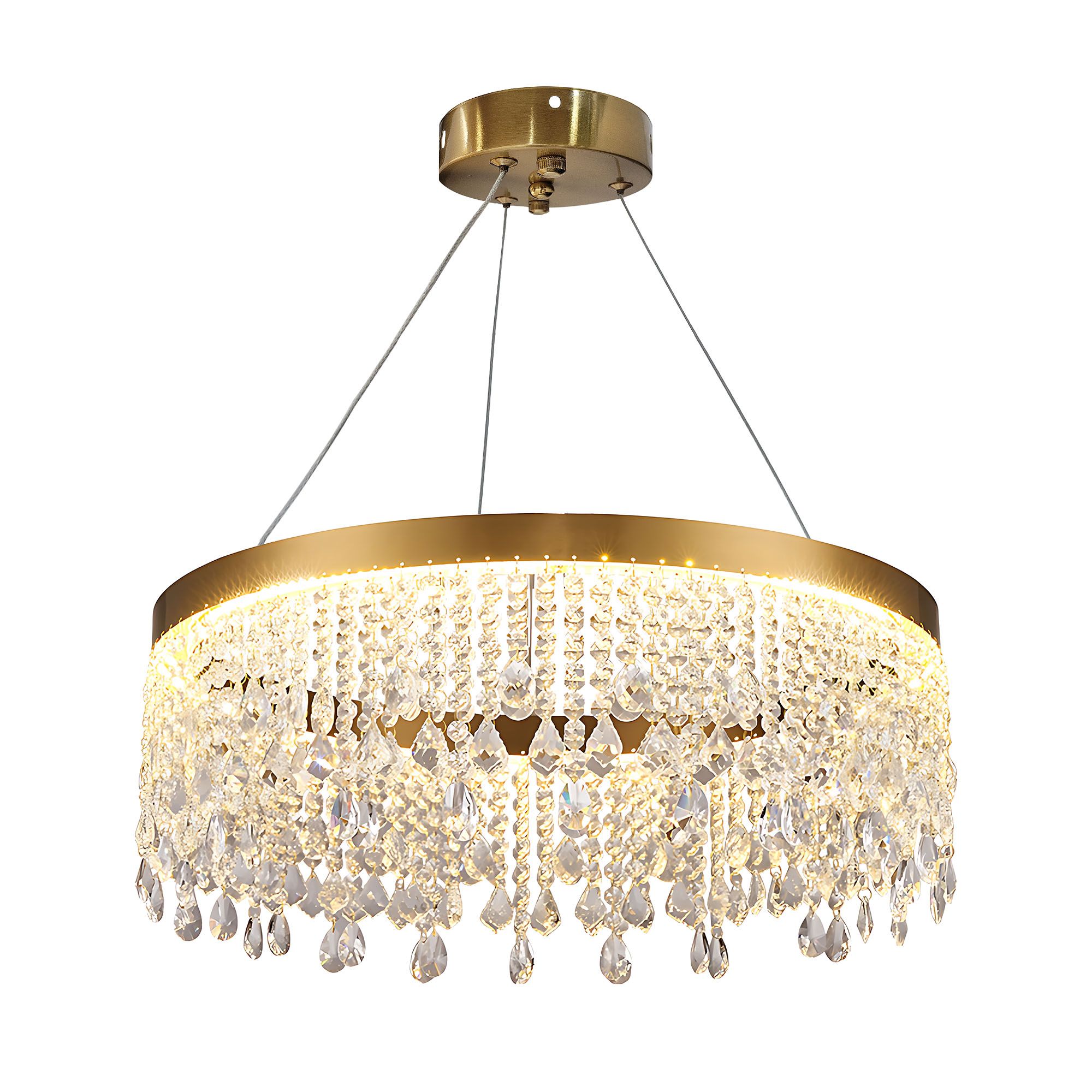 Toolight Závěsné LED osvětlení E22 APP1731-1CP 60 cm zlaté