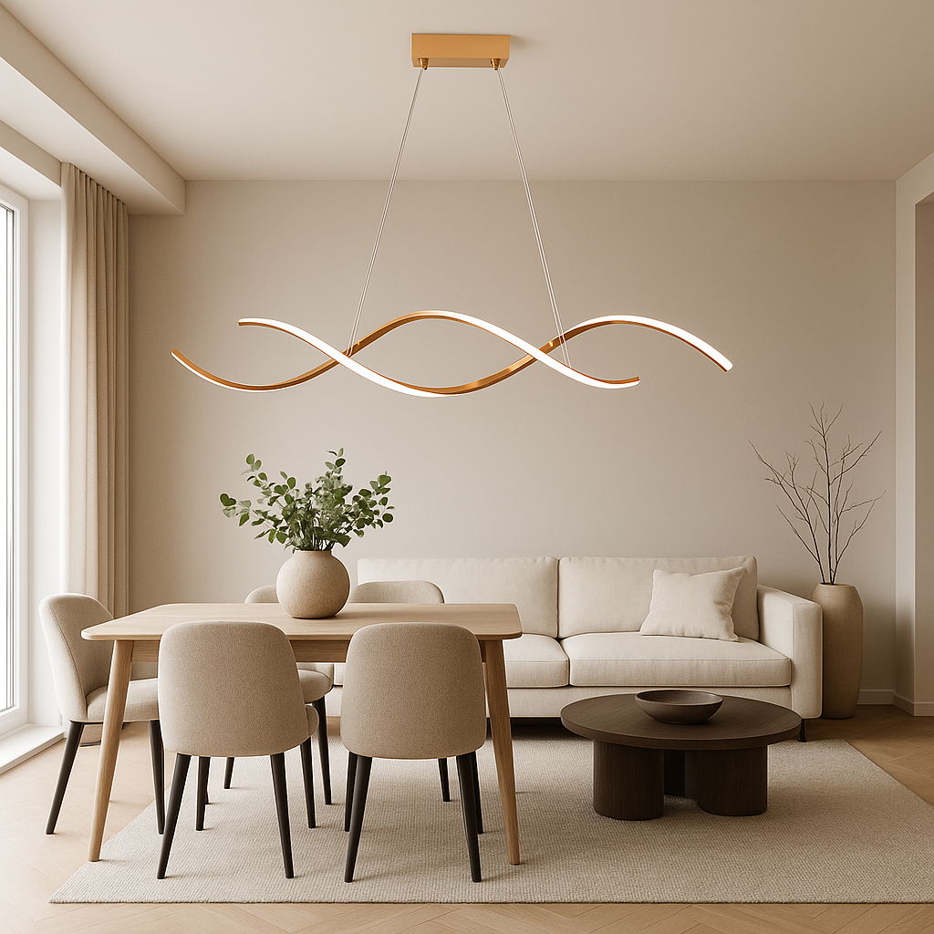 Toolight Závěsné LED osvětlení E25 LHJ021-CP růžová zlatá - Obrázek 2