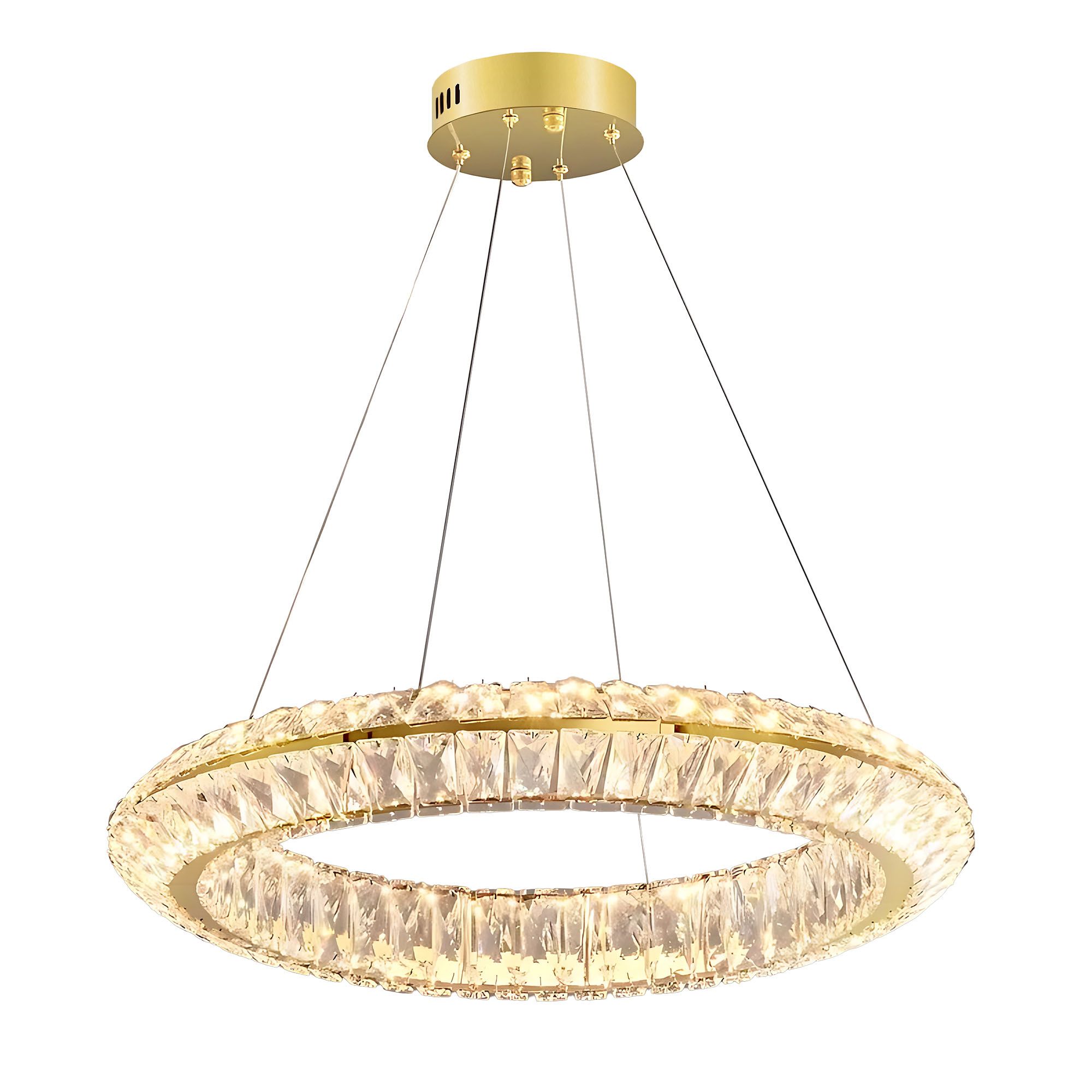 Toolight Závěsné LED osvětlení E26 APP1768-CP 60 cm zlaté