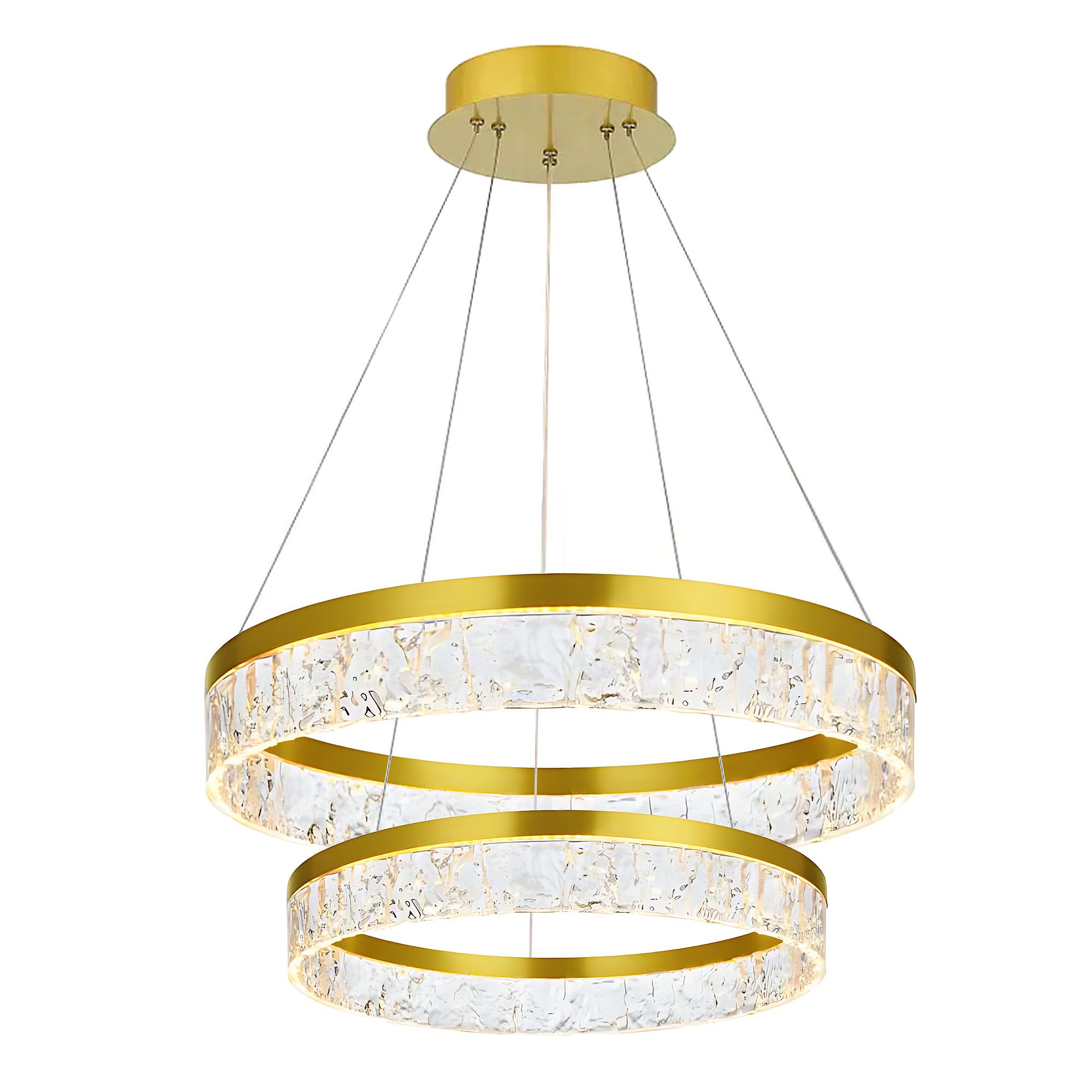 Toolight Závěsné LED osvětlení E29 LHJ049-CP2 zlaté