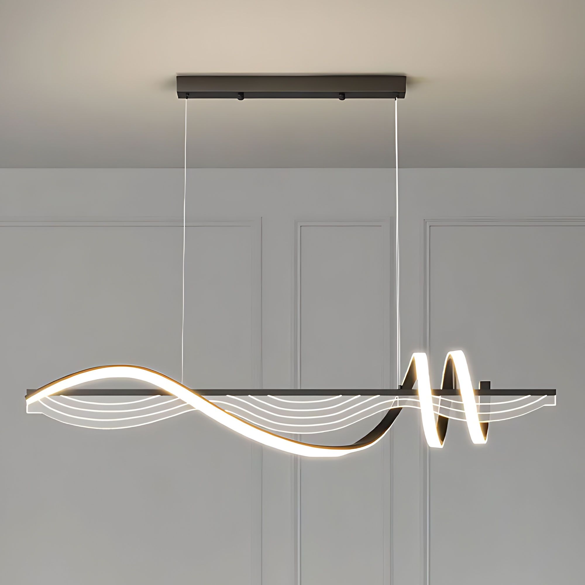 Toolight Závěsné LED osvětlení E3 LHJ041-CP 100 cm černé - Obrázek 2