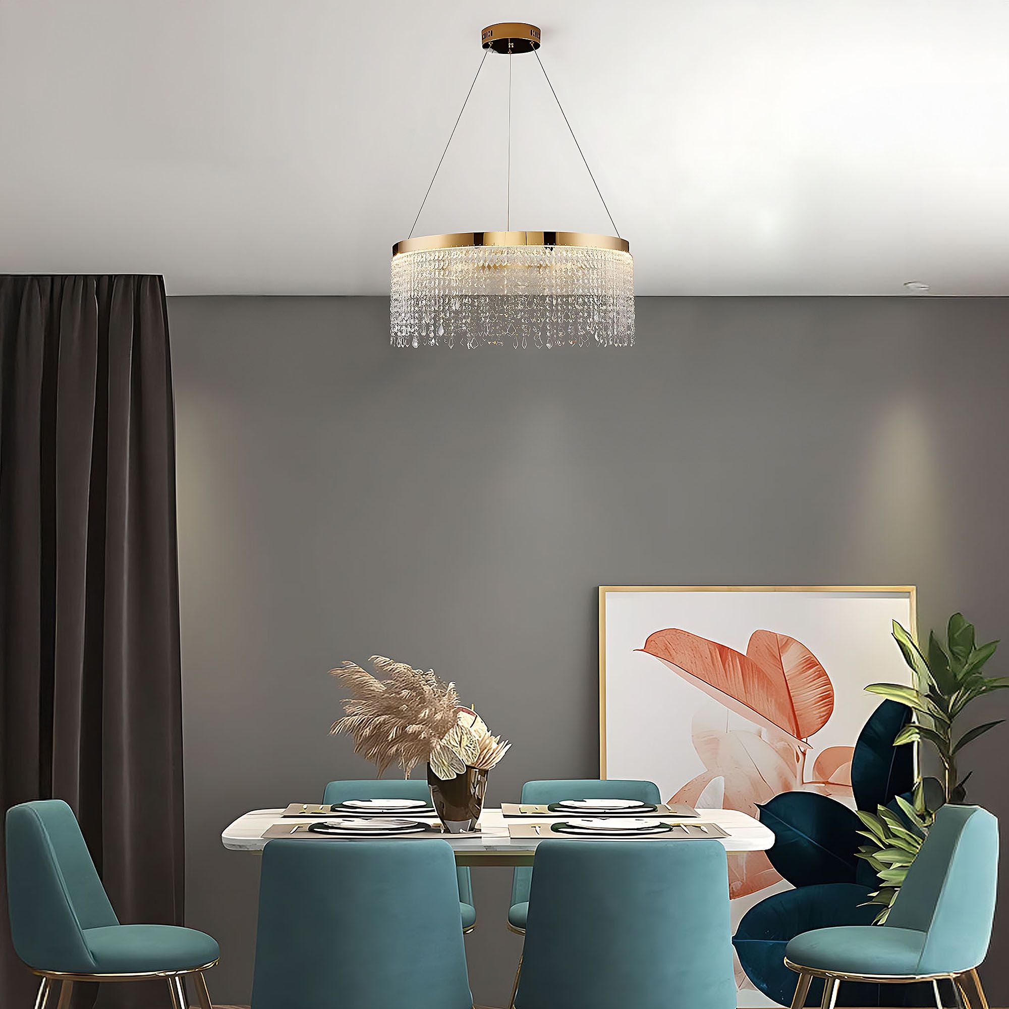 Toolight Závěsné LED osvětlení E34 APP1730-1CP zlaté - Obrázek 2