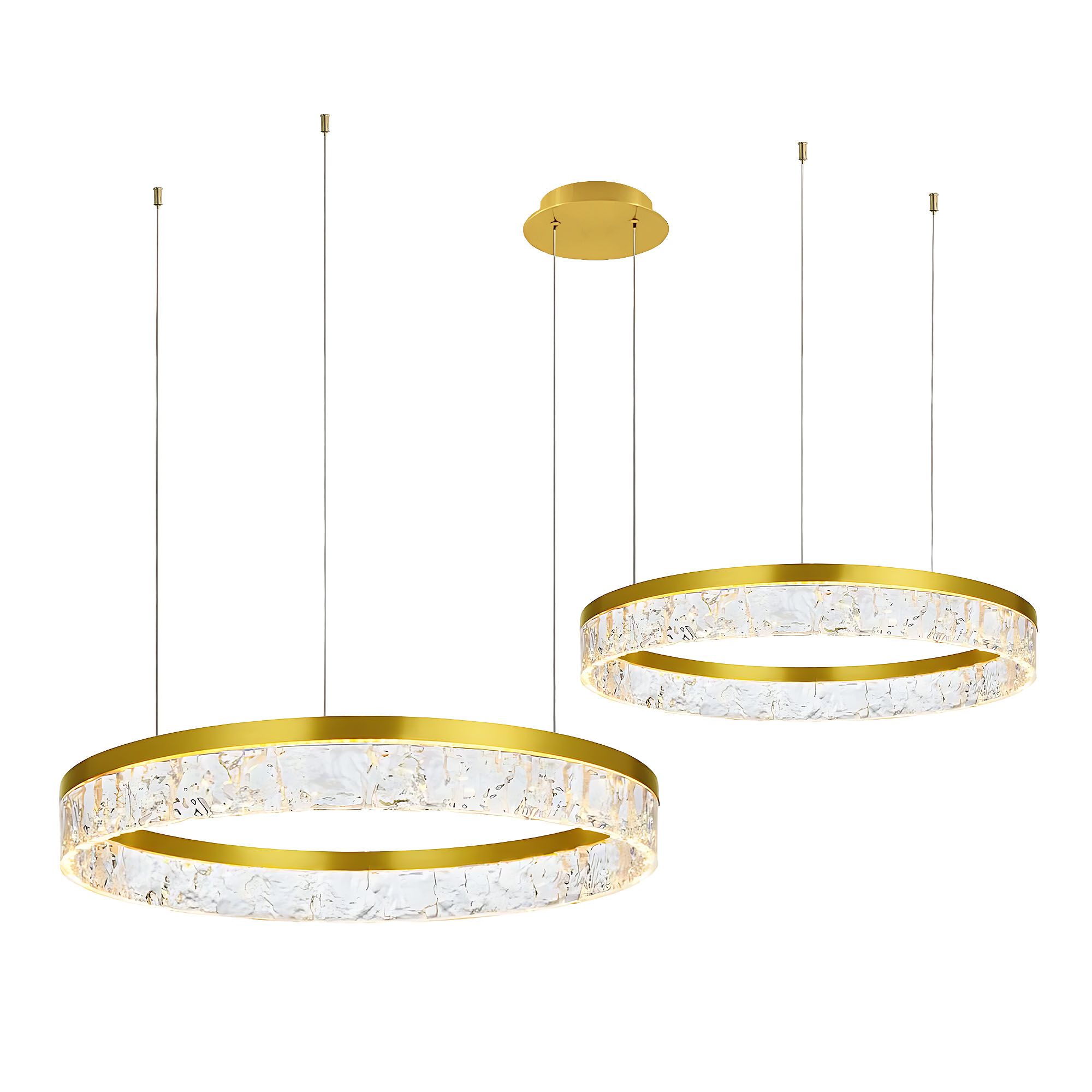 Toolight Závěsné LED osvětlení E35 LHJ048-CP2 zlaté