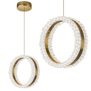 Toolight Závěsné LED osvětlení E36 LHJ098-CP zlaté