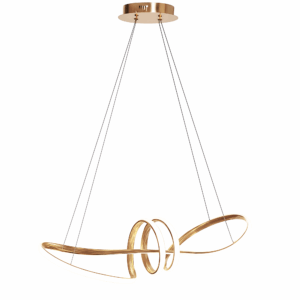 Toolight Závěsné LED osvětlení E39 LHJ036-CP zlaté