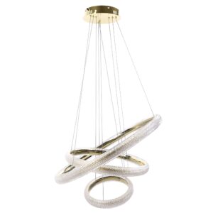 Toolight Závěsné LED osvětlení E44 LHJ042-CP3 zlaté