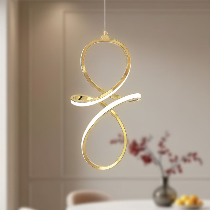 Toolight Závěsné LED osvětlení E48 LHJ091-1CP zlaté - Obrázek 2