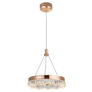 Toolight Závěsné LED osvětlení E52 LHJ097-CP zlaté