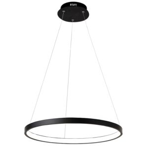 Toolight Závěsné LED osvětlení Modern Circle D99 LHJ012-CP 80cm černé