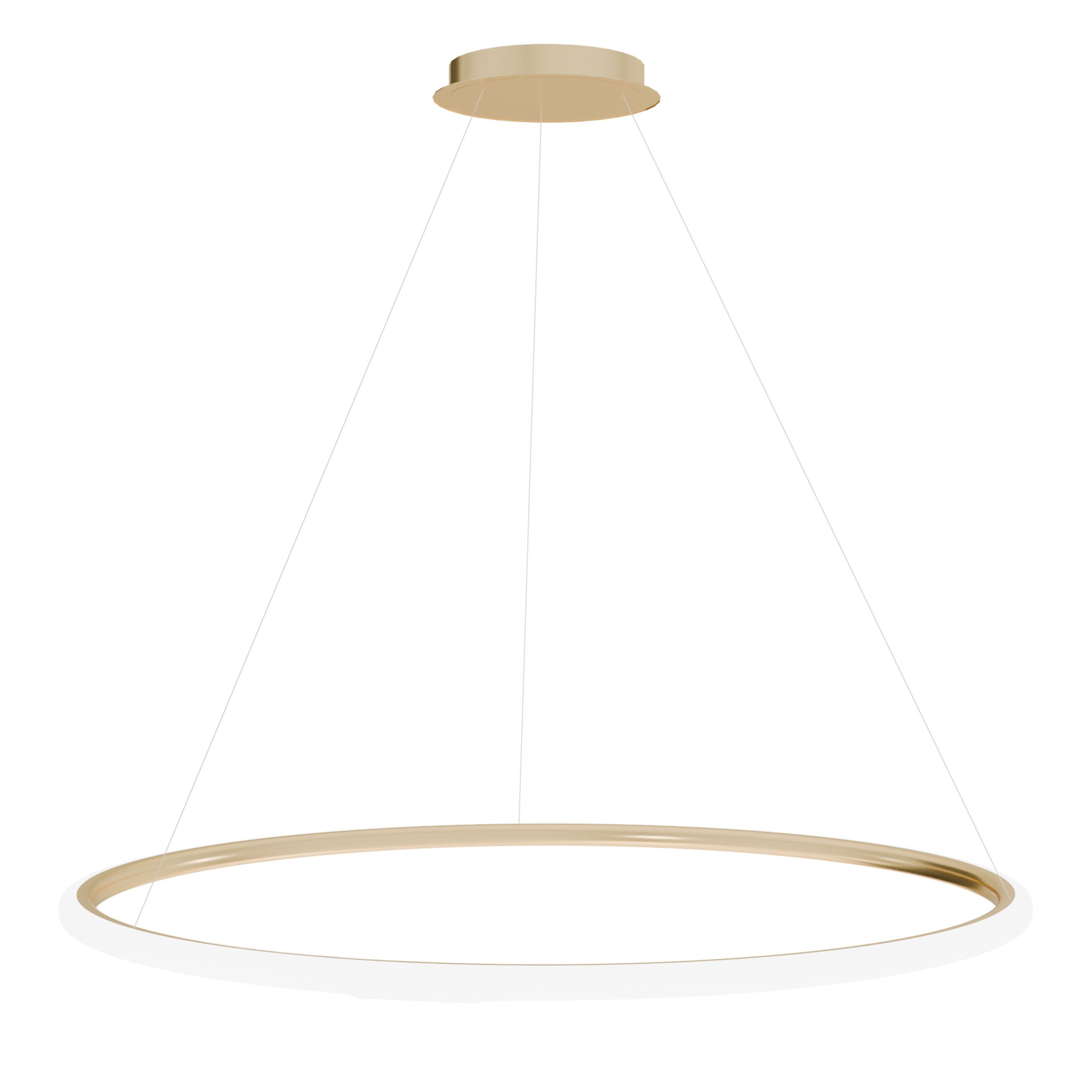 Toolight Závěsné LED osvětlení Modern D13 LHJ003-CP 100 cm zlatá