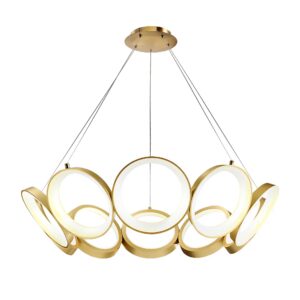 Toolight Závěsné LED osvětlení Modern D22 APP1800-CP kartáčovaná zlatá