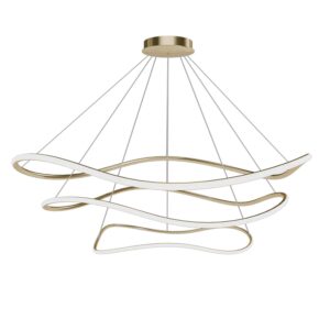Toolight Závěsné LED osvětlení Modern D22 LHJ018-CP3 zlatá