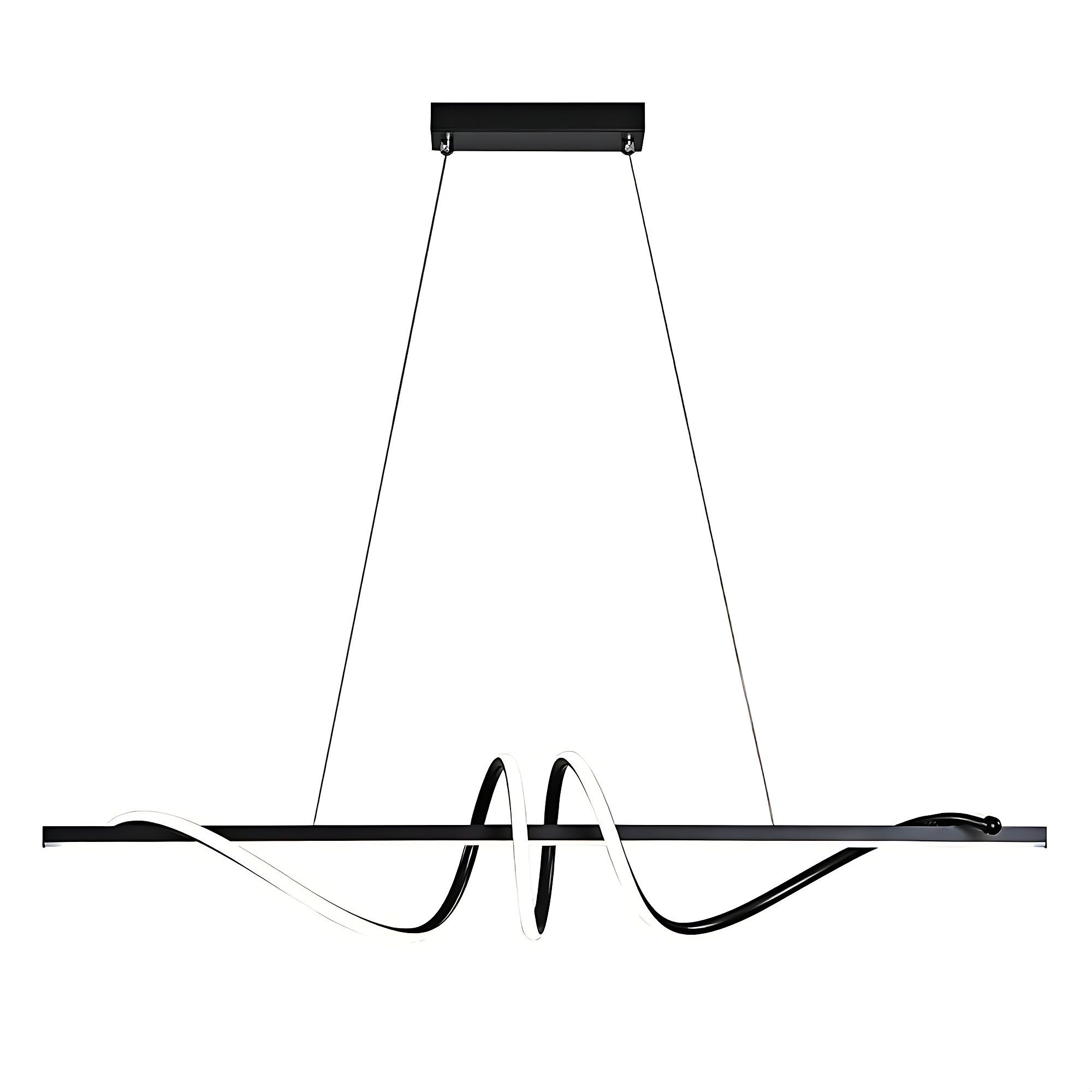 Toolight Závěsné LED osvětlení Modern D24 LHJ023-CP 120 cm černé