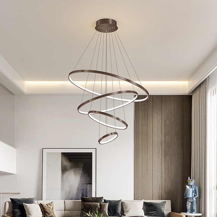 Toolight Závěsné LED osvětlení Modern D25 LHJ014-CP4 černá - Obrázek 2