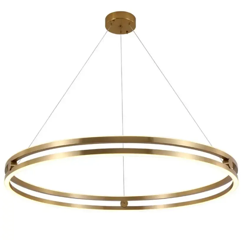 Toolight Závěsné LED osvětlení Modern D25 LHJ015-CP 60 CM zlaté