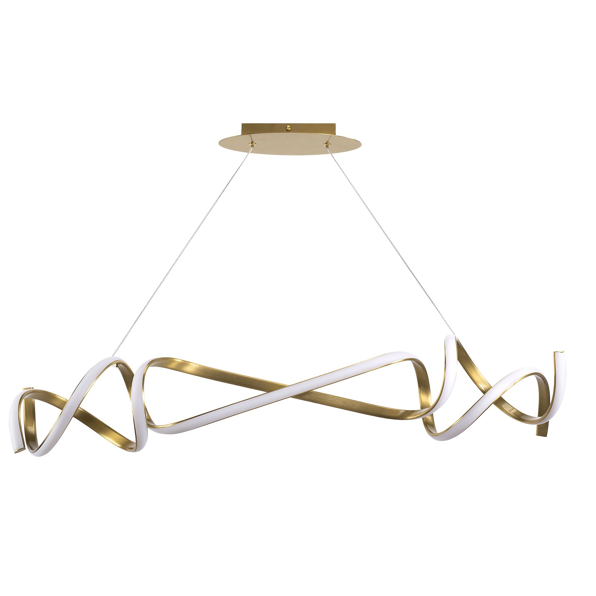 Toolight Závěsné LED osvětlení Modern D26 APP1777-CP zlaté