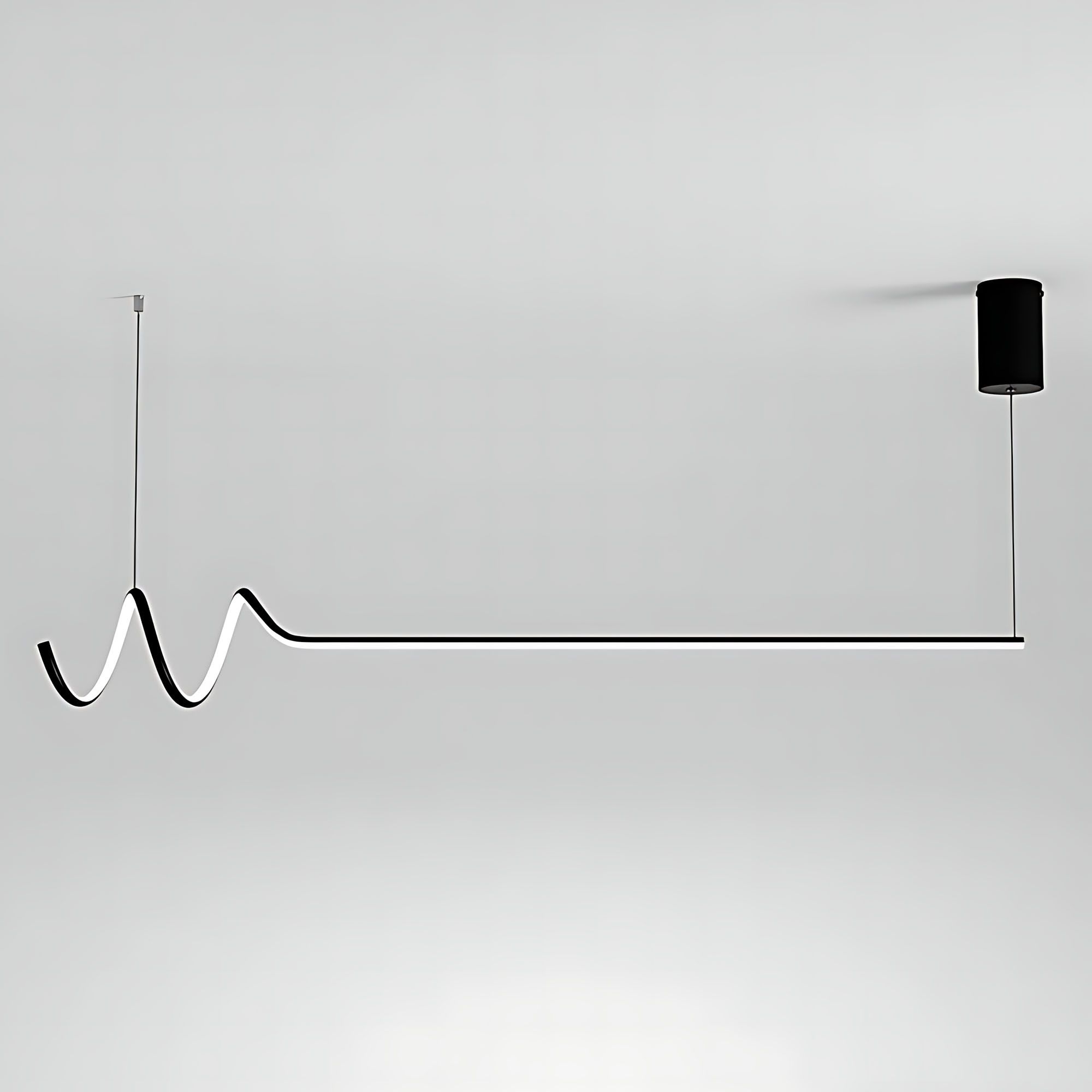 Toolight Závěsné LED osvětlení Modern D8 LHJ030-CP 120cm černé - Obrázek 2