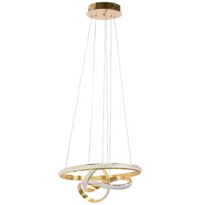 Toolight Závěsné LED osvětlení Modern Spiral D109 LHJ035-CP zlaté