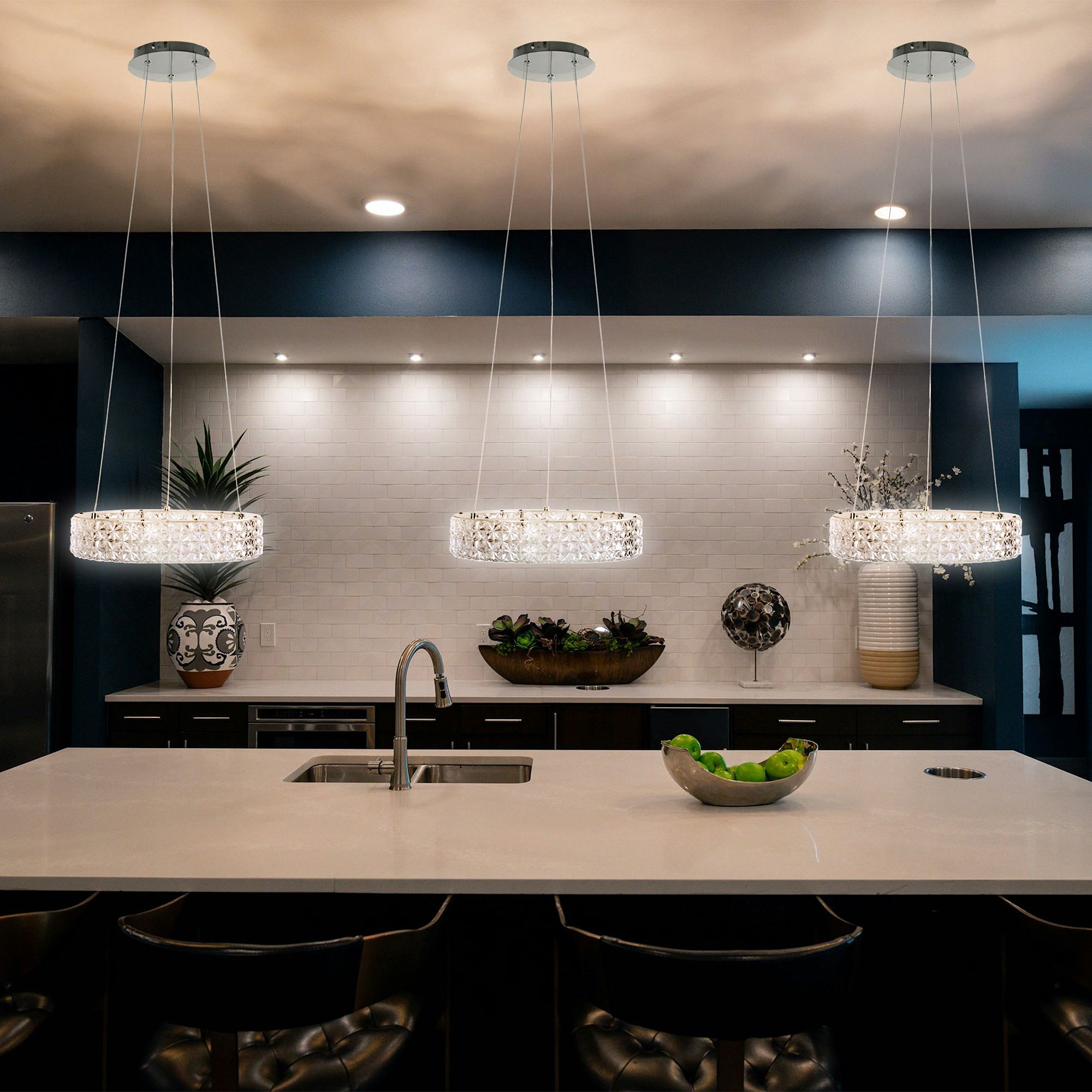 Toolight Závěsné LED osvětlení Urban B10 MS003-CP chrom - Obrázek 2