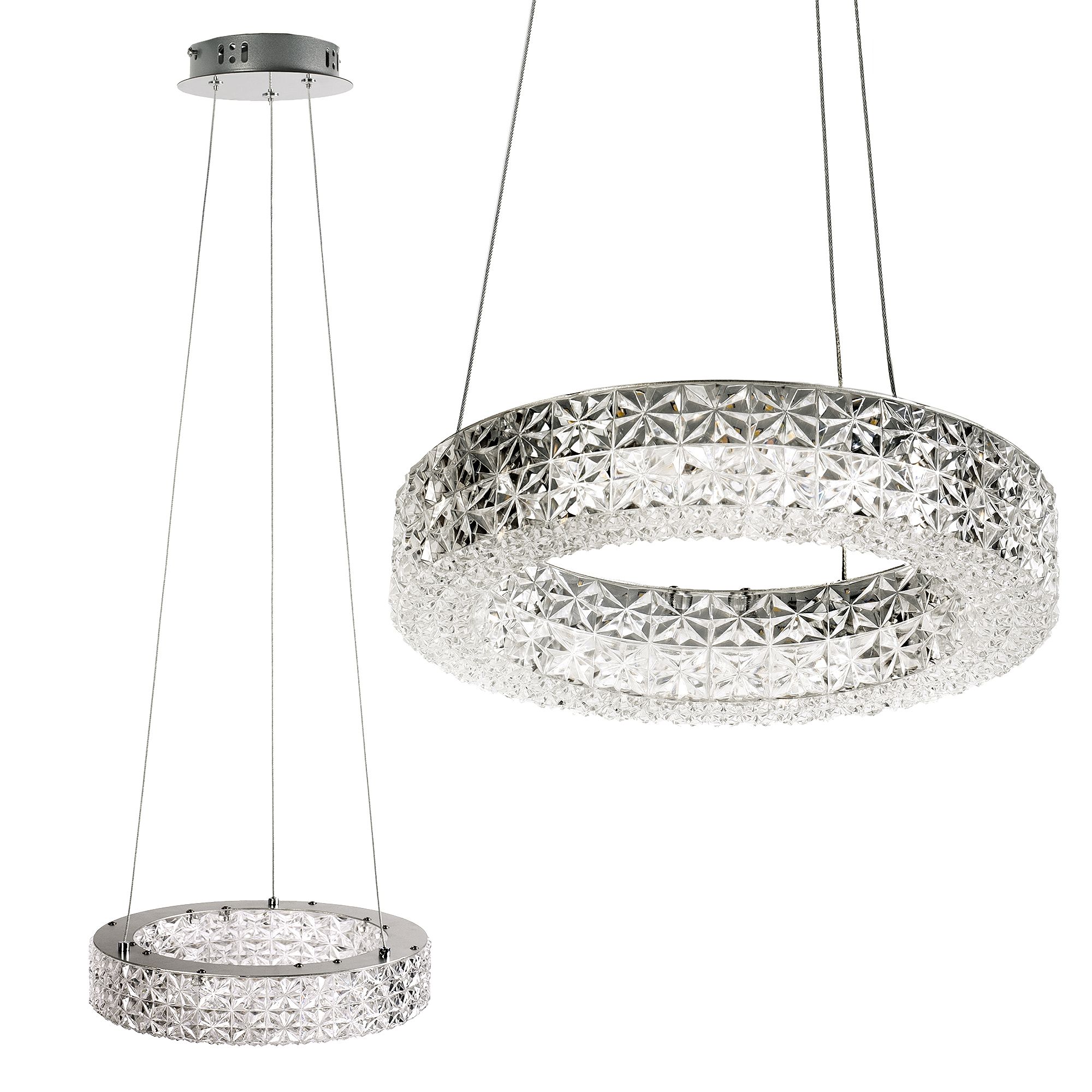 Toolight Závěsné LED osvětlení Urban B10 MS003-CP chrom