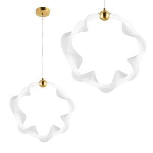 Toolight Závěsné LED osvětlení Urban B11 G014-1CP bílá/zlatá
