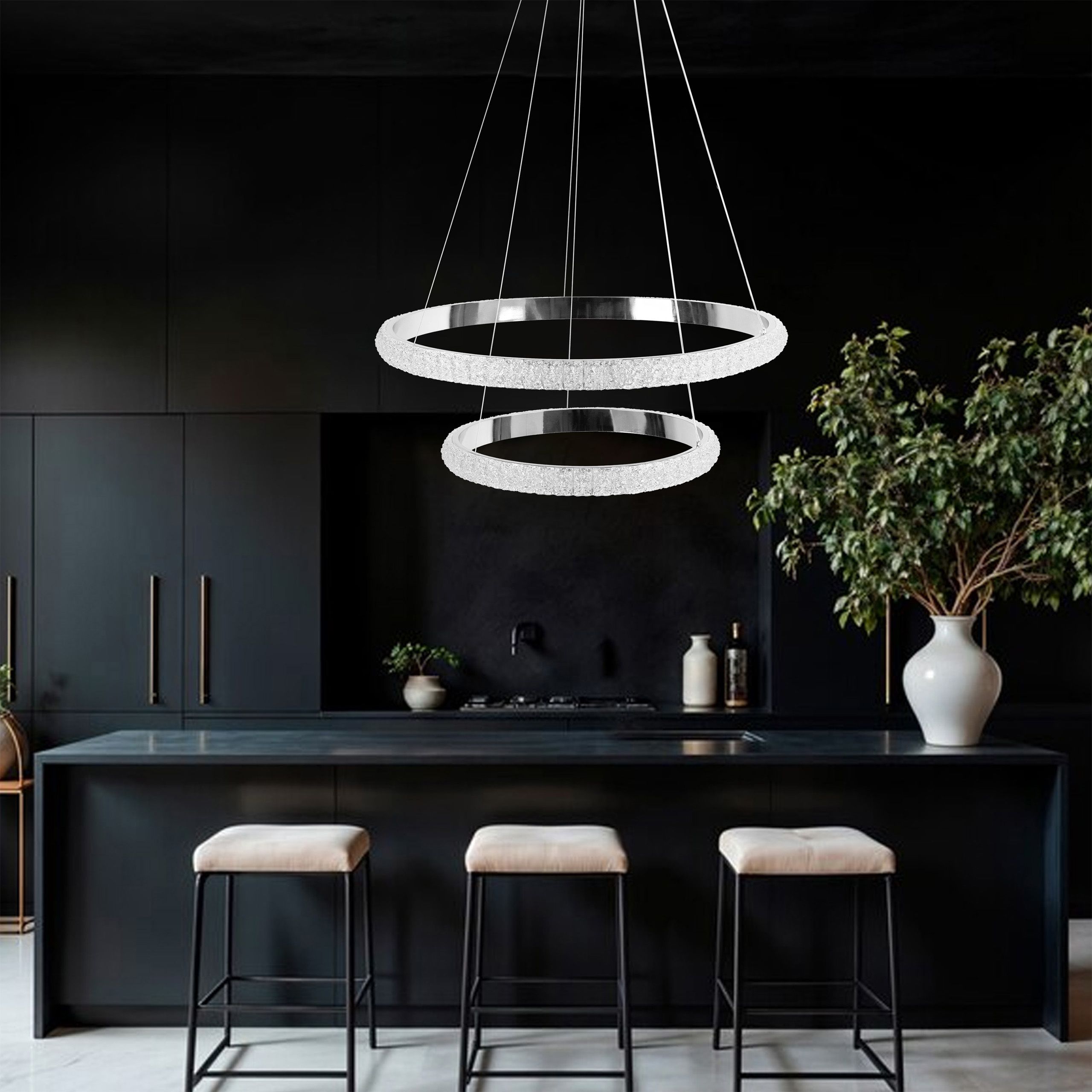 Toolight Závěsné LED osvětlení Urban B13 G046-2CP chrom - Obrázek 2