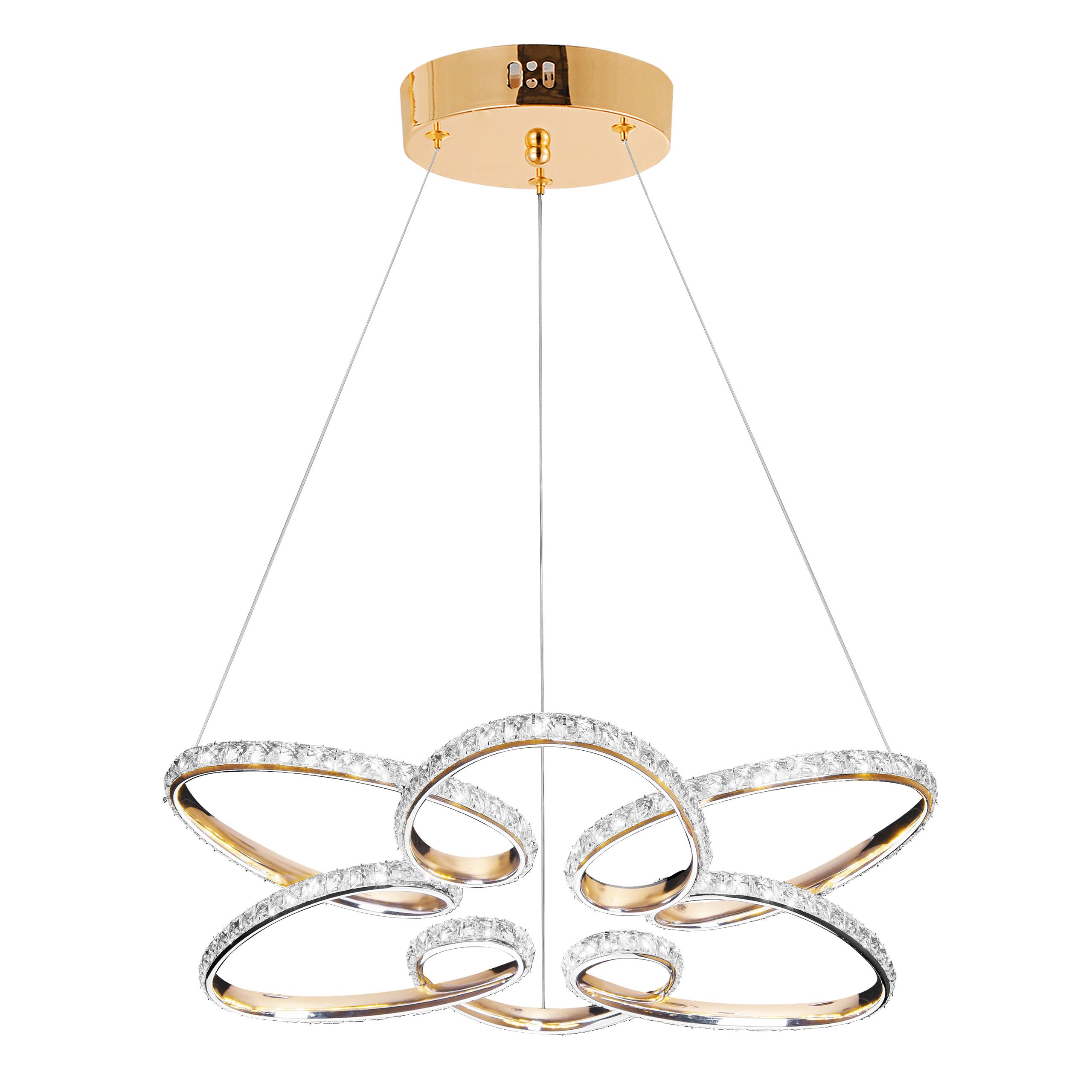 Toolight Závěsné LED osvětlení Urban B4 G001-CP zlaté