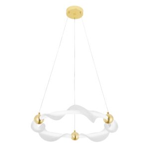 Toolight Závěsné LED osvětlení Urban B4 G010-CP bílé/zlaté