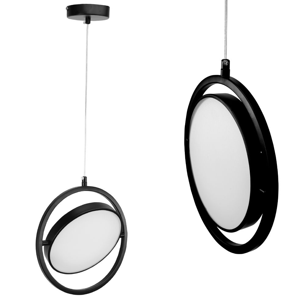 Toolight Závěsné LED svítidlo Luxury Glamour 3 APP1790-CP černé