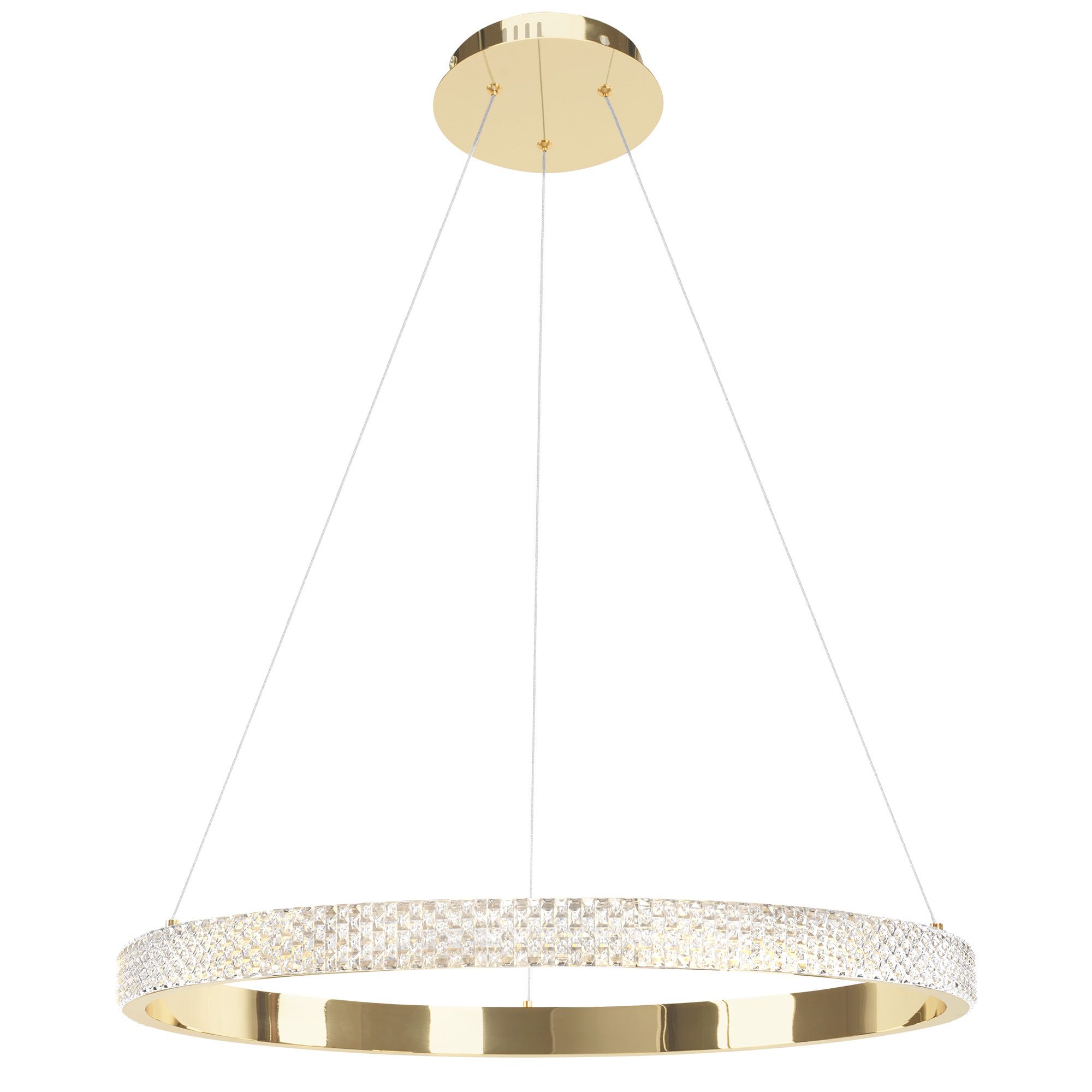 Toolight Závěsné designové osvětlení CRYSTAL LED APP1510-CP GOLD