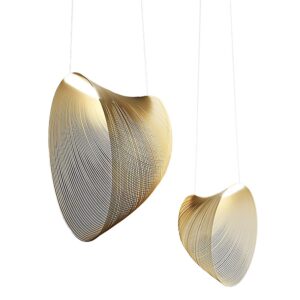 Toolight Závěsné dřevěné LED osvětlení D111 LHJ054-1CP