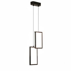Toolight Závěsné moderní LED osvětlení Rectangle D102 LHJ085-2CP černé